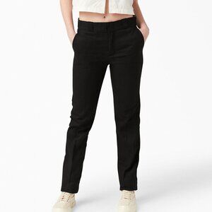 NWOT DICKIE'S Slim Fit Work Twill Pants 776F Flex Fabric Size 6 | 32" Inseam